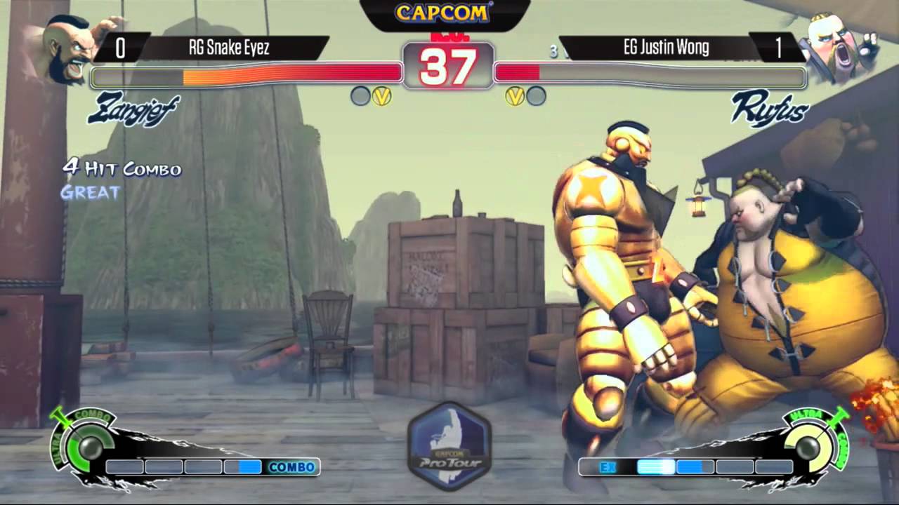 USFIV: RG Snake Eyez vs EG Justin Wong - CEO2014 - Capcom Pro Tour Top 16