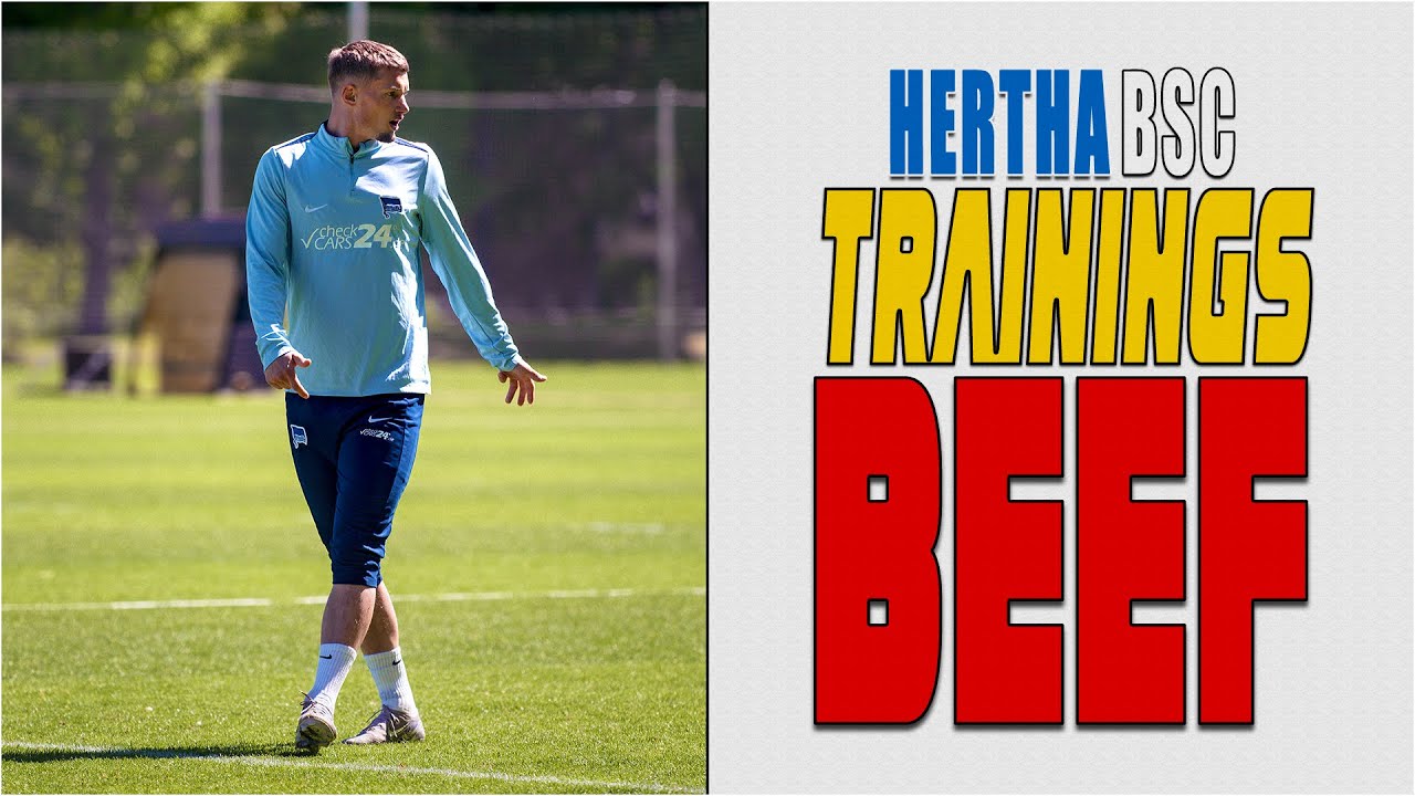 HERTHA BSC - TRAININGS-BEEF! MICKA & DEYO