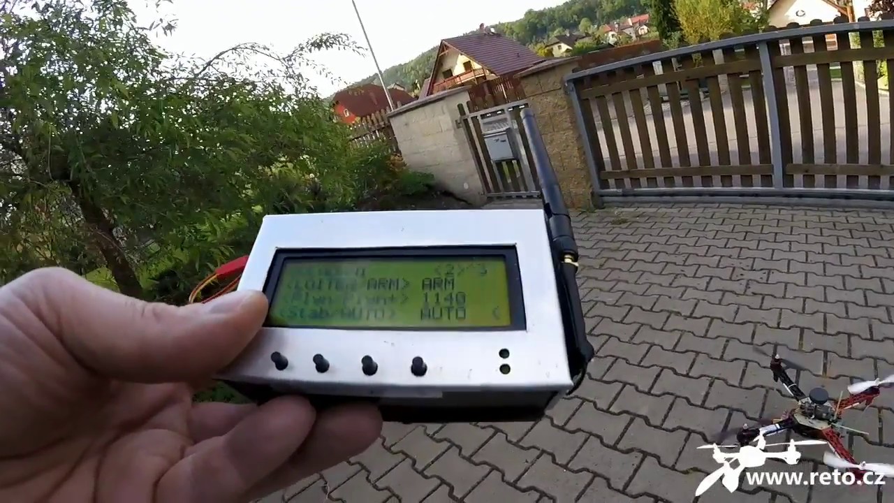 Flight quadcopter model without RC with mavlink