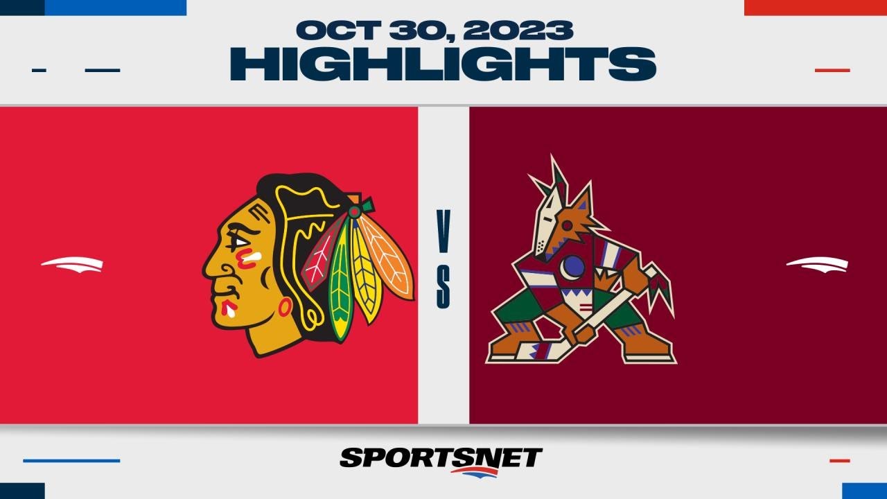 NHL Highlights | Blackhawks vs. Coyotes - October 30, 2023