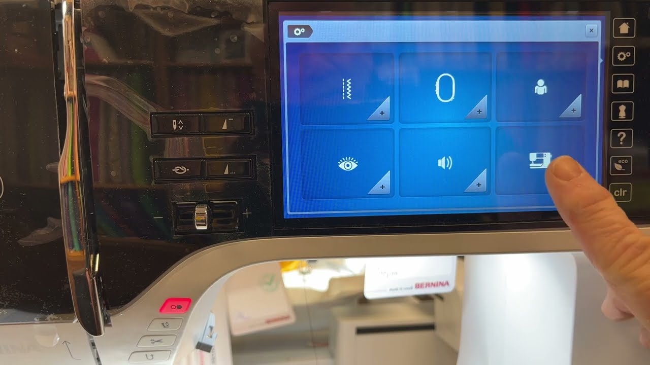 Bernina Jeff new way to clean the thread catcher after current update is installed 790 770 & others