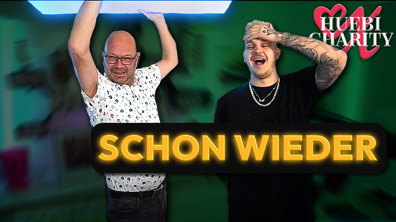 Huebis DECKENLAMPE wird ZERSTÖRT! #HuebicharityX | Kollaboration