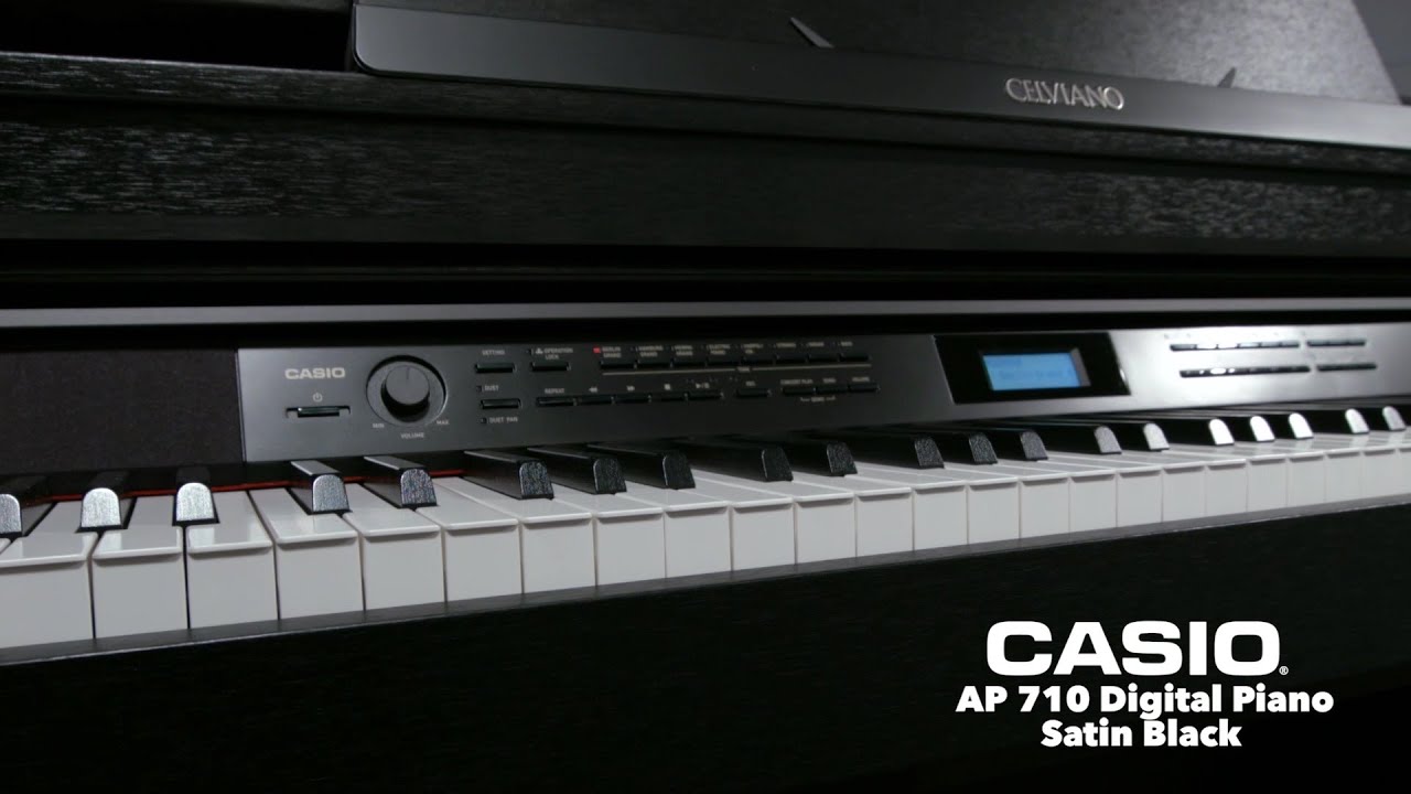 Casio AP 710 Digital Piano, Satin Black | Gear4music demo