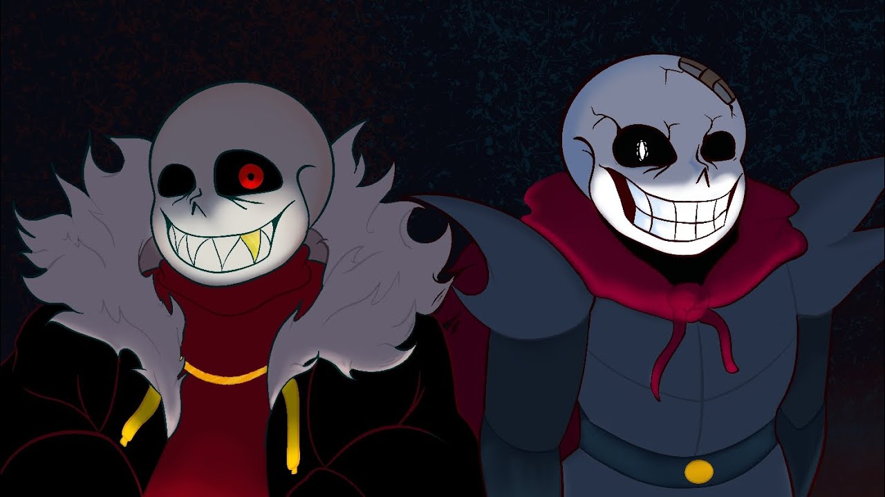 fell sans & udp sans animation [underfell x undertale dying patience]