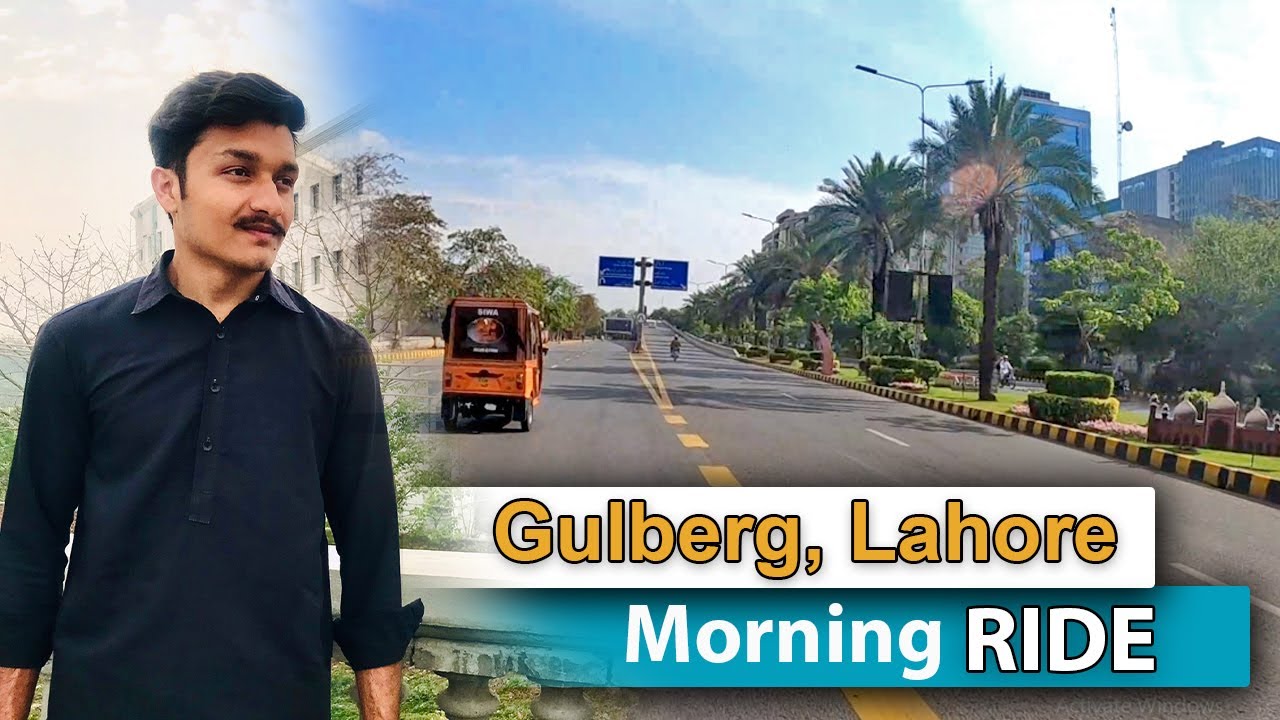 Morning Ride In Gulberg Lahore 😍 | Modern Lahore Vlog | Lahore Explore
