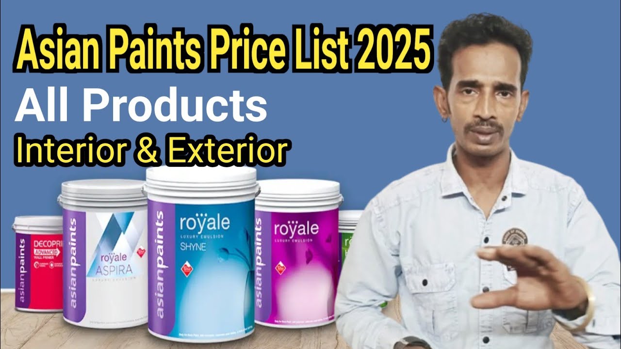 Asian Paints Complete Product Price List 2025 | Latest Asian Paints Prices and Varieties Explained