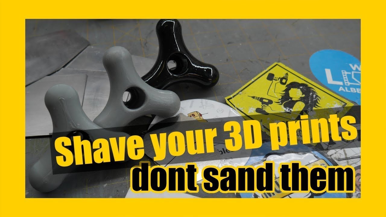 Smooth pla 3d prints by shaving them. Don't sand your pla, shave it.