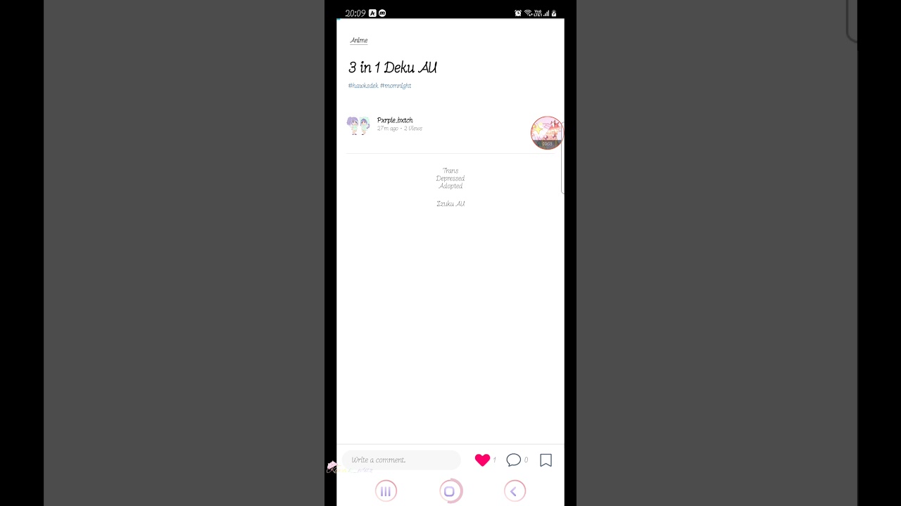 ||3 in 1 deku AU▪︎Momnight▪︎Pxrple_bxtch||