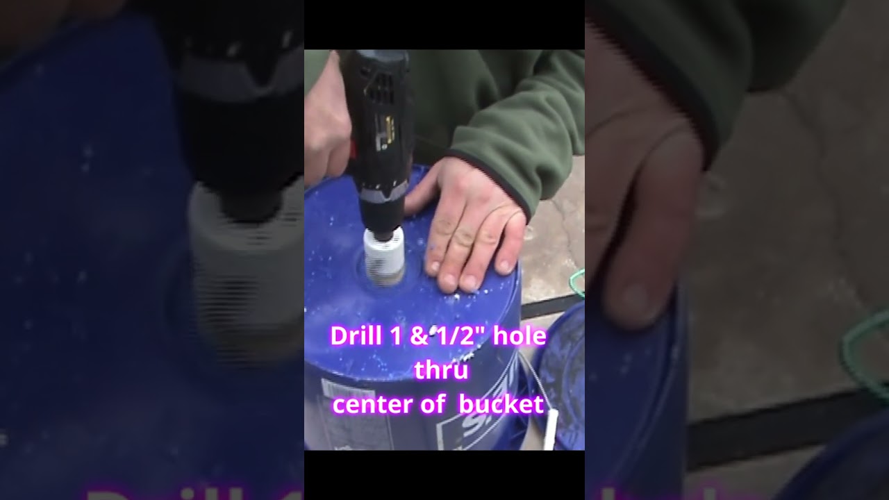 $16 DIY Deer Feeder from 5 gallon bucket #shorts