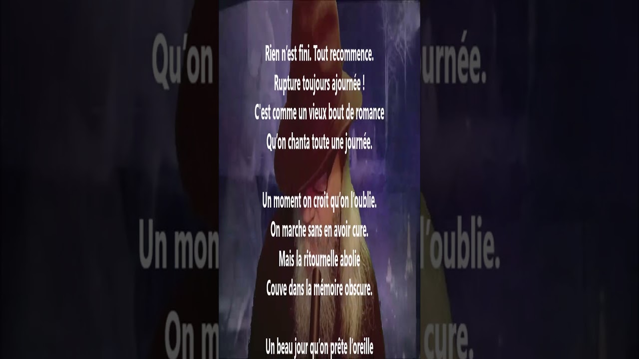 Air retrouv&eacute; - Jean Richepin lu par Yvon Jean