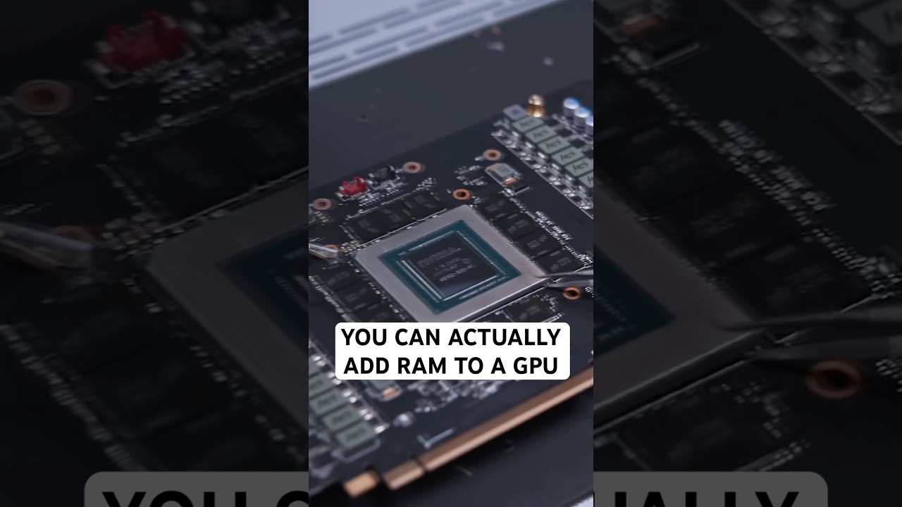 You can add memory to a GPU