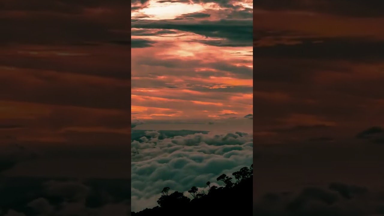 divine clouds floating over the mountains.shorts.божественные облока плывущие над горами.