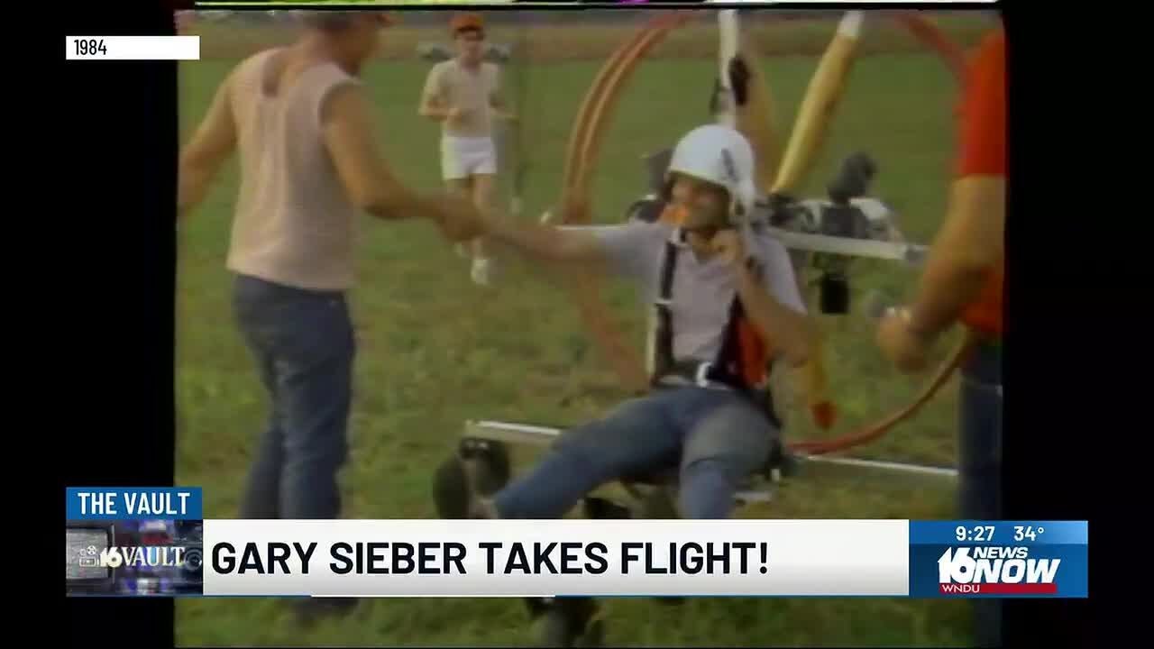 WNDU Vault: Gary Sieber takes flight!
