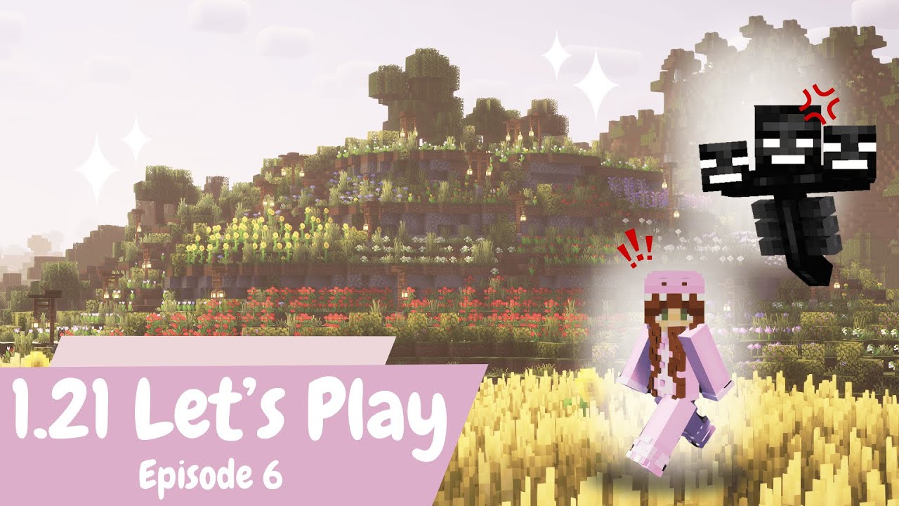 From Wither Battle to Flower Paradise | Minecraft 1.21 Let’s Play! Episode 6
