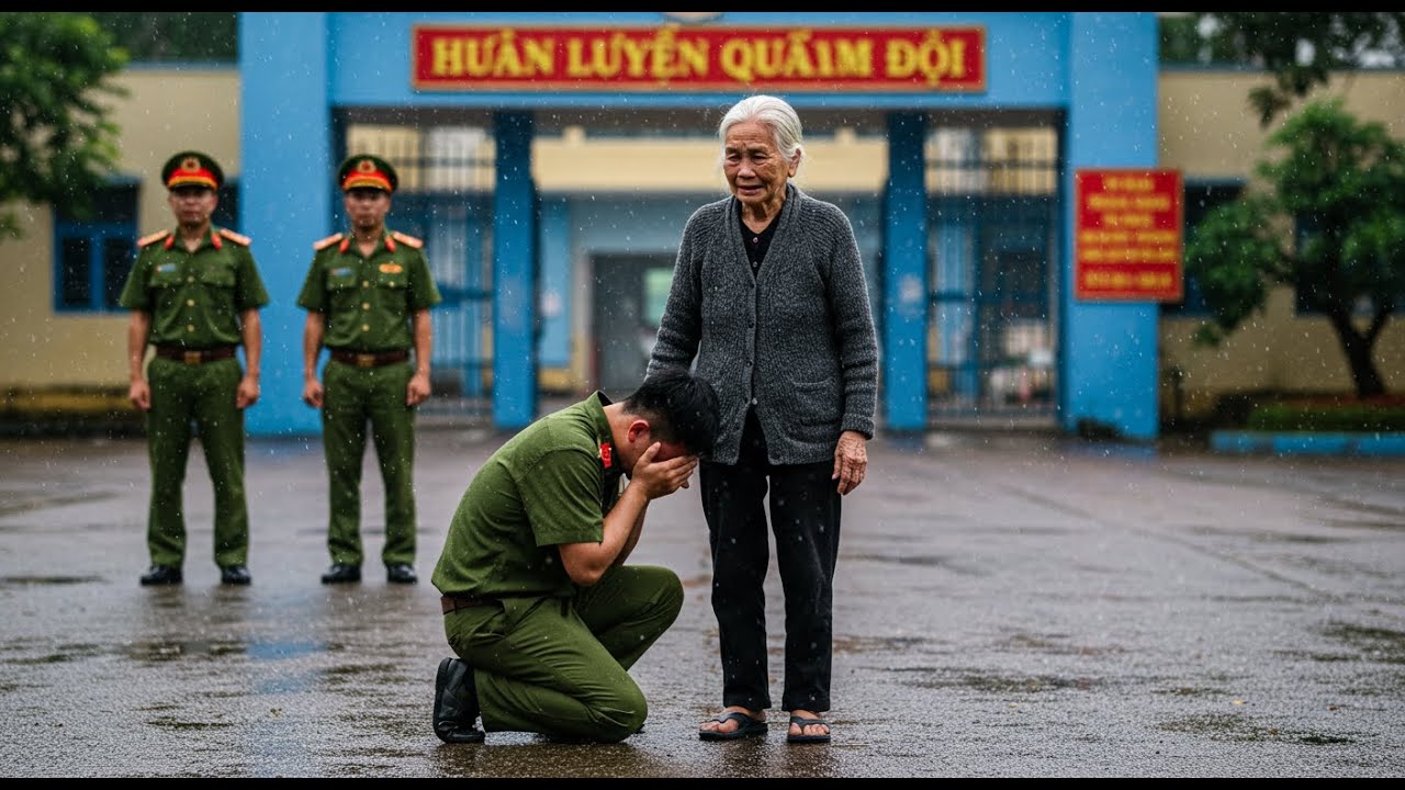 Khoảnh Khắc Khiến Mạng Xã Hội Dậy Sóng: Thiếu Tướng Quỳ Gối Trước Bà Lão