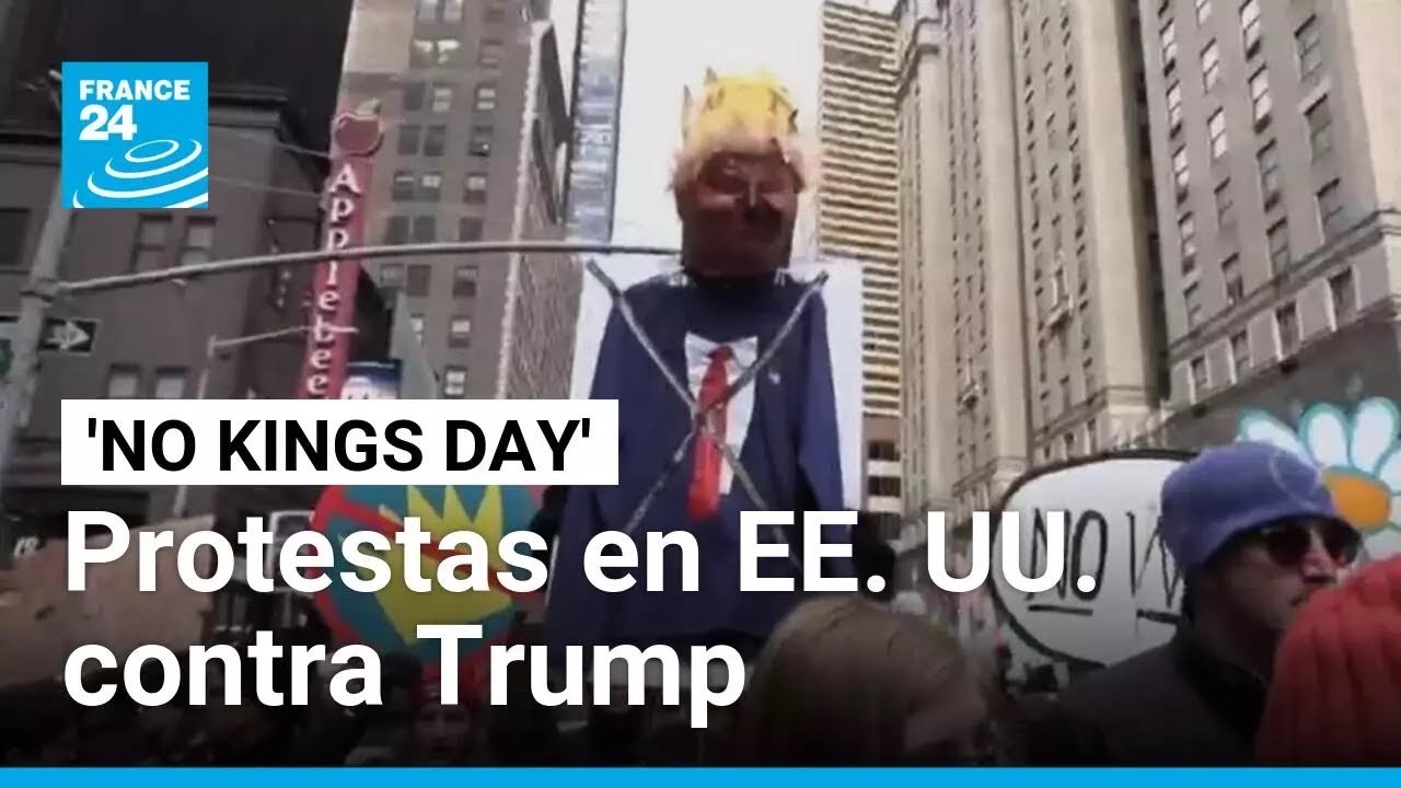 'No Kings Day': la mayor protesta en la historia de EE. UU. contra las pol&iacute;ticas de Trump
