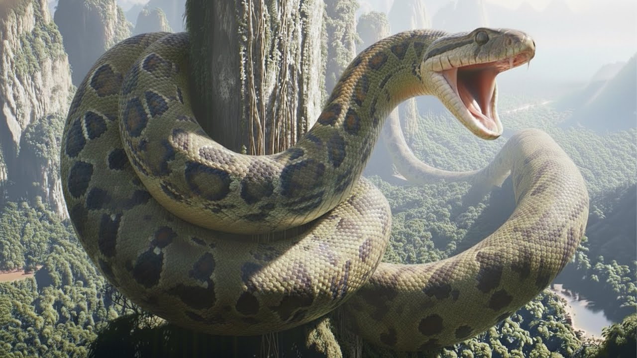 Prehistoric Humans vs Titanoboa – The Deadliest Battle in Ancient History #india #usa #indonesia