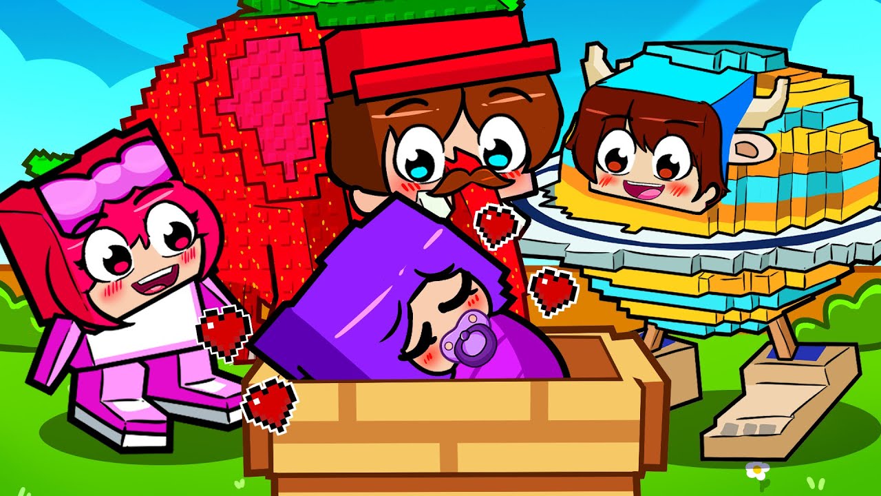 Minecraft'ta SECRET BRAINROT Ailesi Beni Evlat Edindi!