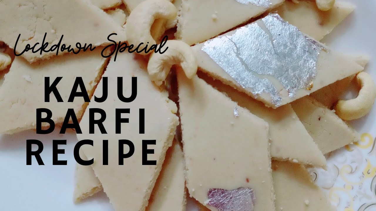 Lockdown special Kaju ki Barfi | Cashew Bite Recipe by Krishnam's Food Recipes