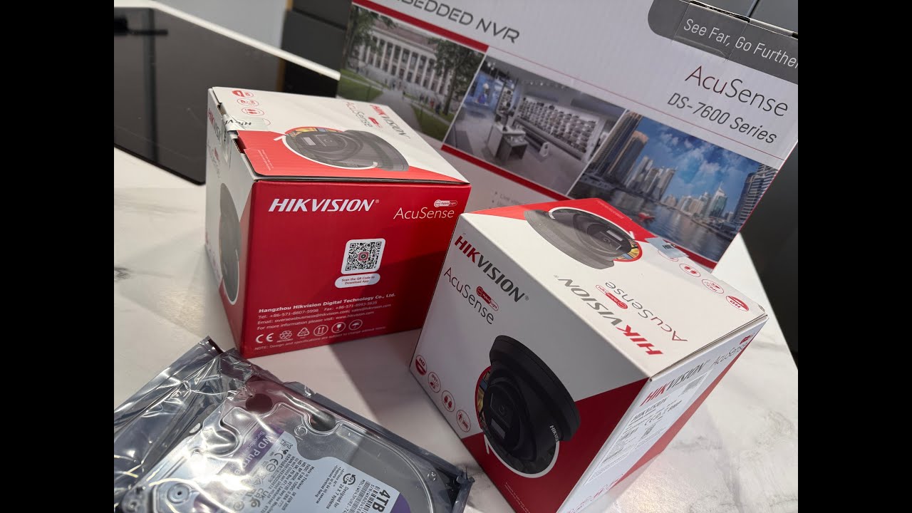 HIKVISION Montaż Monitoringu w Domu - Hikvision DS-2CD2383G2-LI2U i Rejestrator DS-7604NXI-K1/4P(D)