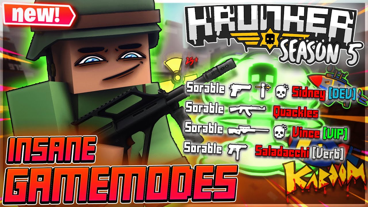 These NEW Season 5 Gamemodes Are INSANE.. (Krunker.io)