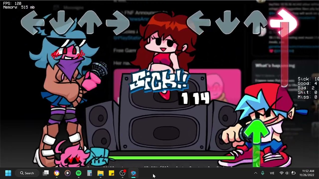 Fondness Rechart (FNF: Vs Simpgirl)