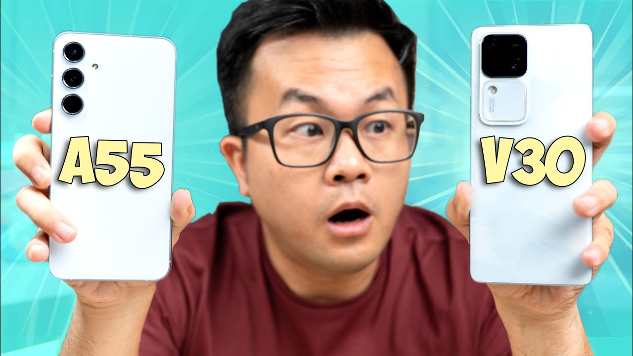 vivo Nyaris KESALIP⁉️ Samsung A55 vs vivo V30