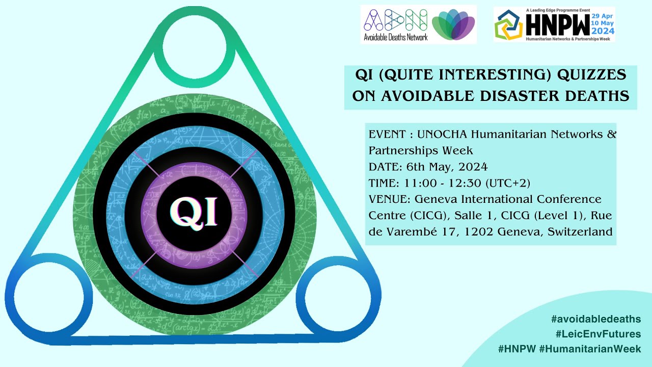 Quite Interesting (QI) Quizzes for Avoidable Disaster Deaths