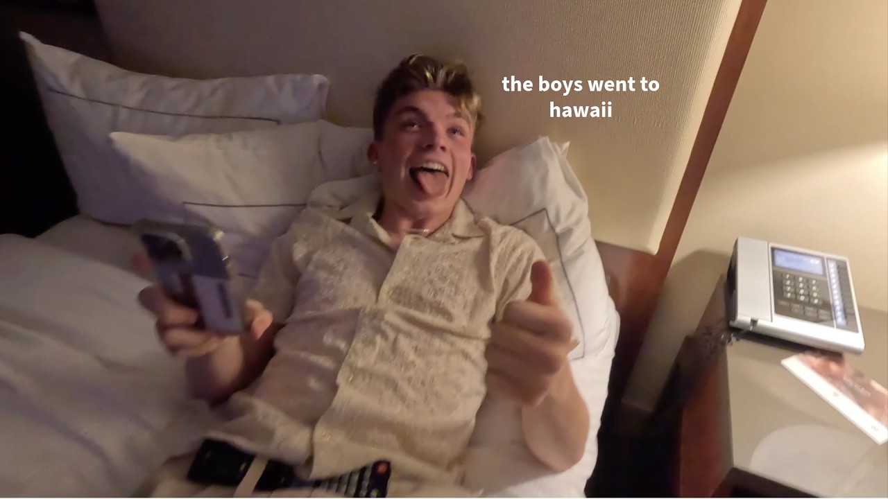 the boys went to hawaii