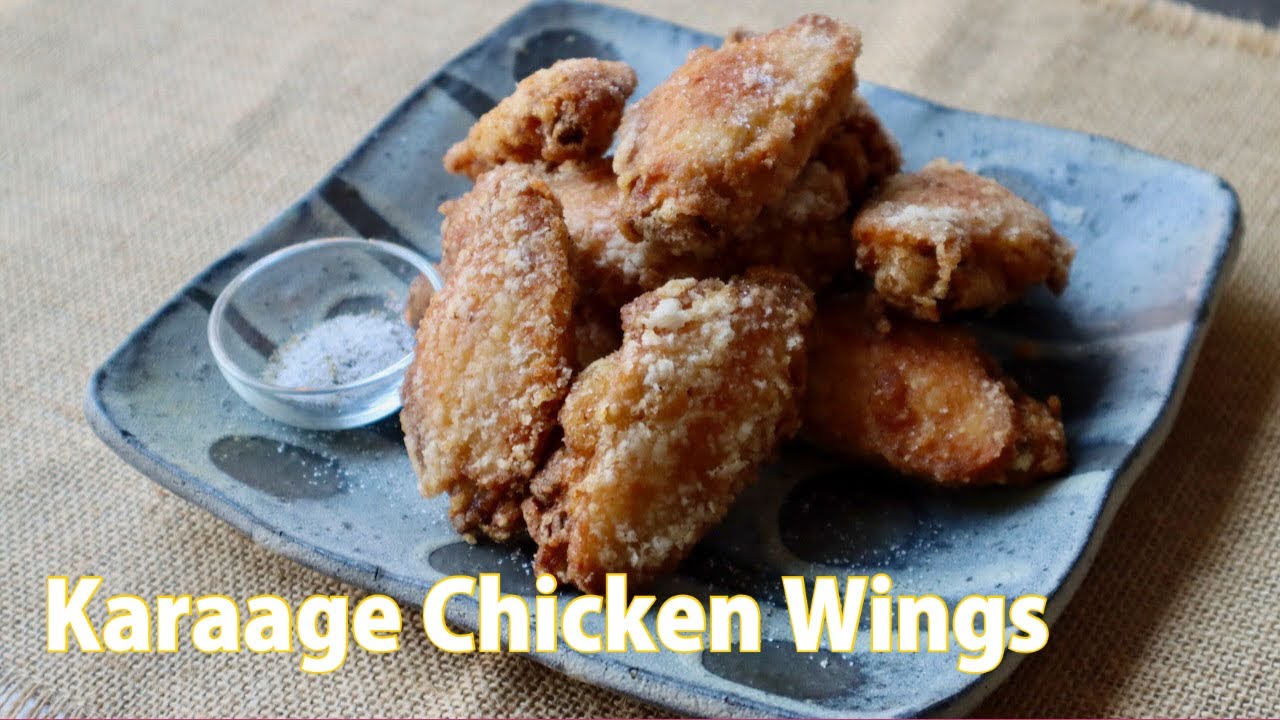 Karaage Chicken Wings Recipe - Japanese Cooking 101