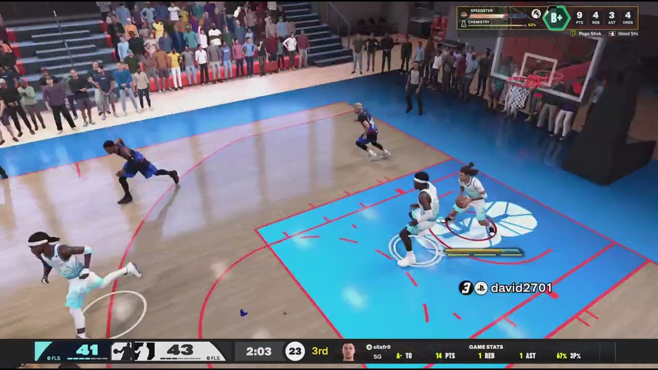 2K26 mycareer REC 87 overall OT win