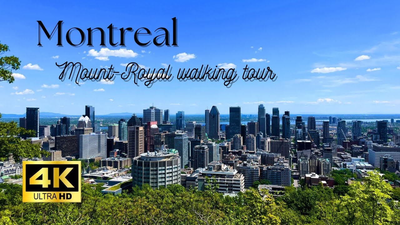 [4K] Walking tour in Mount-Royal Park in spring | May 2025 | Montreal, Canada 🇨🇦