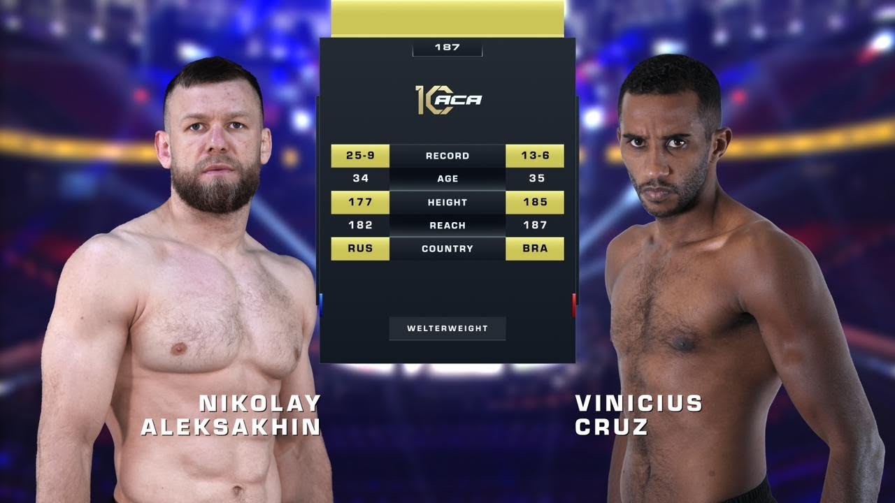 Винициус Круз vs. Николай Алексахин | Vinicus Cruz vs. Nikolay Aleksakhin | ACA 187
