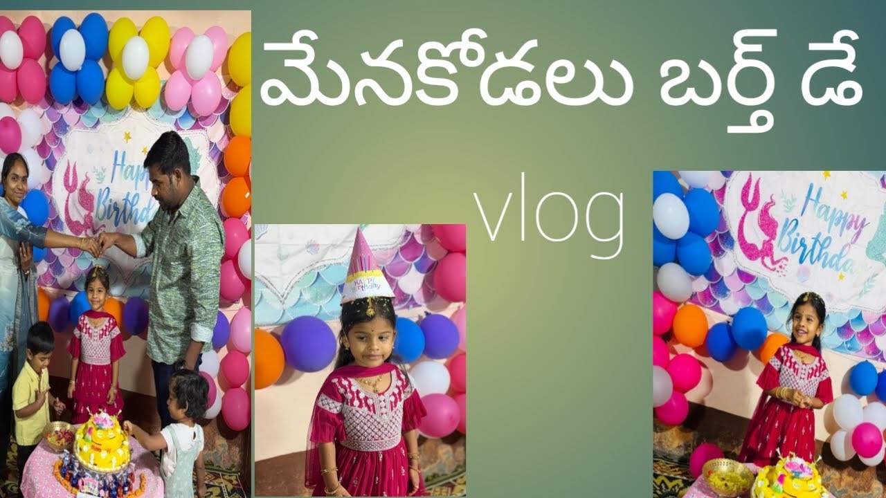 Birthday vlog చూసేయండి#new #viral #viralvideo #video #viralvideos #vlog #vlogs #birthday #youtube