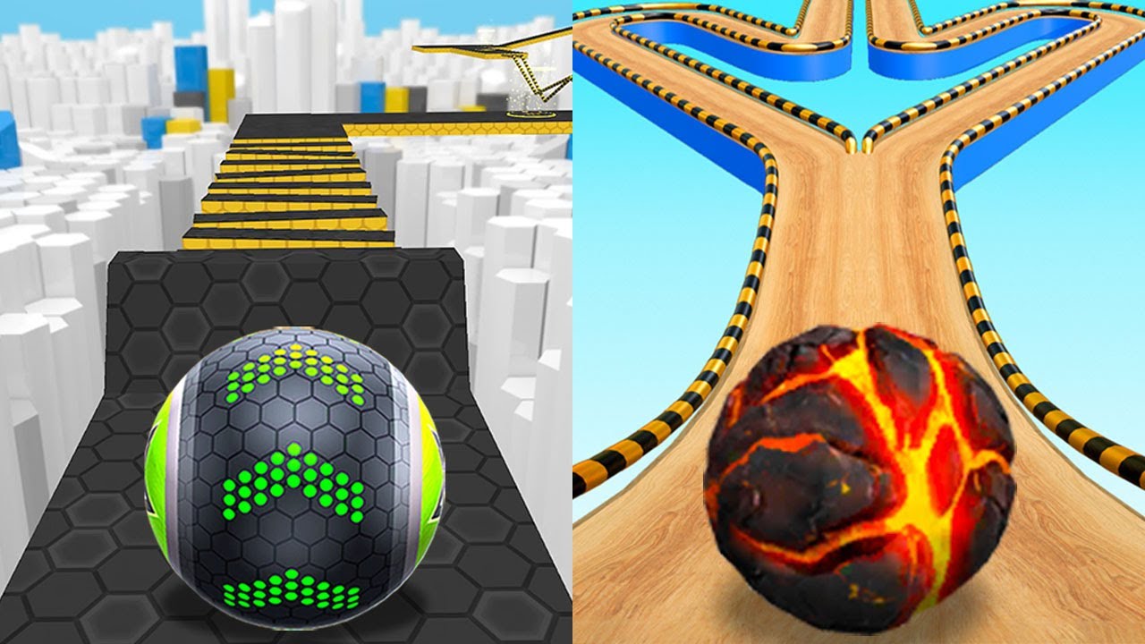 Going Balls VS GyroSphere Trials,Rollance Balls,Action Balls,Rolling Ball Sky Escape,Rolling Balance