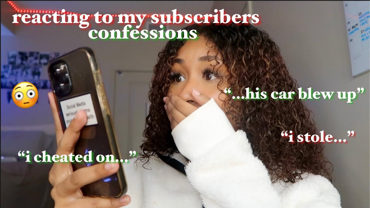 Reading my Subscribers Confessions *shocking* | VLOGMAS DAY 4 | DAVINE RILEY