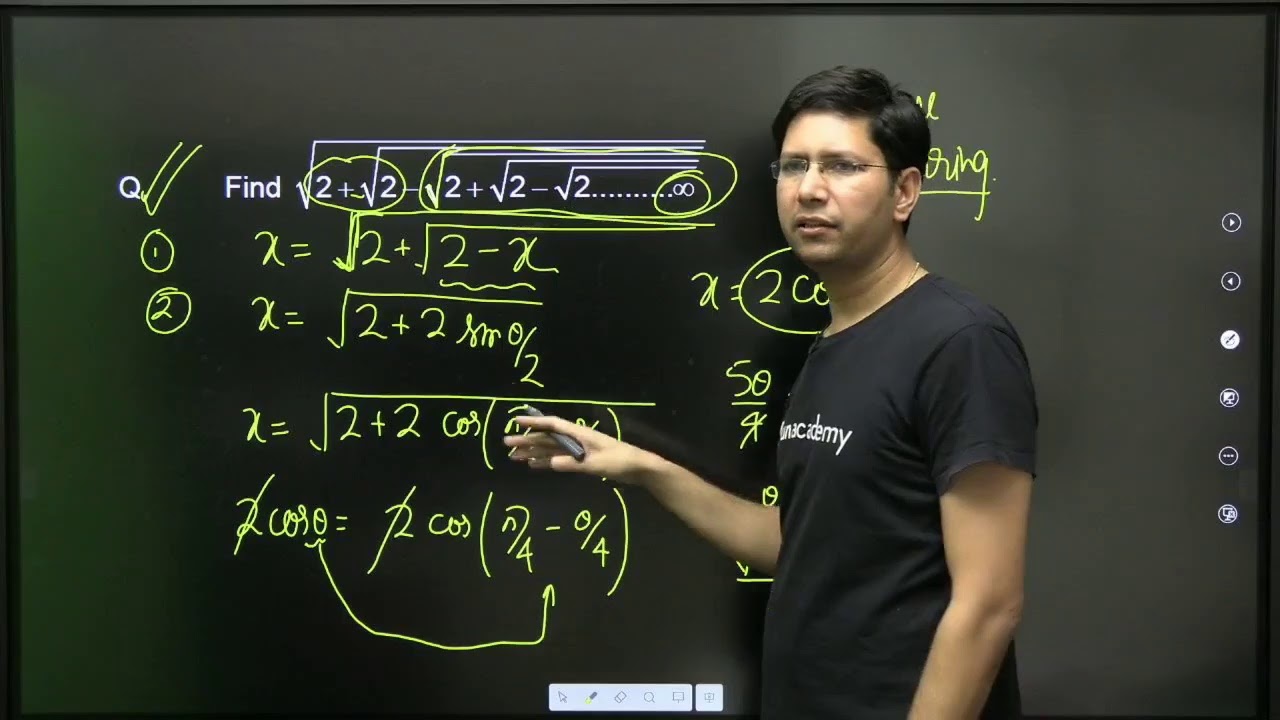 Infinite Nested Radical trick