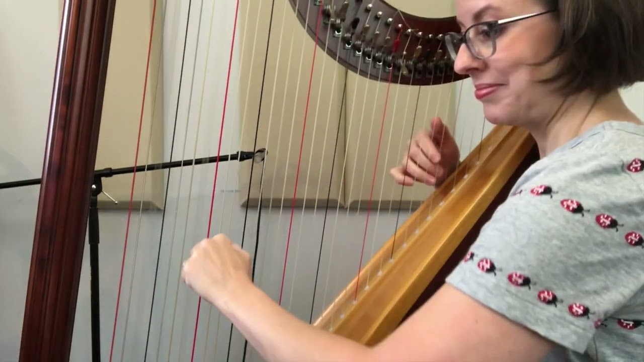 Calypso by John Denver cover on lever harp