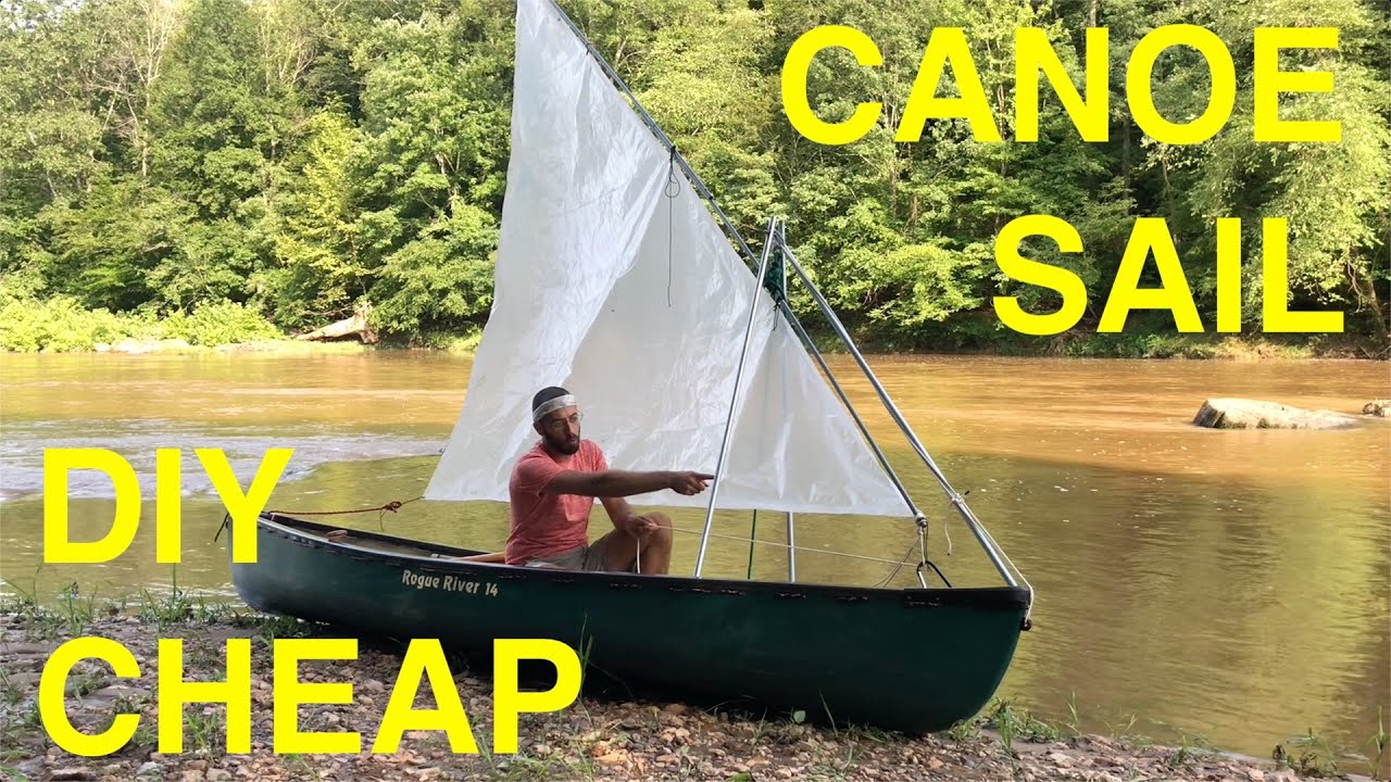 DIY Cheap Canoe Sail!