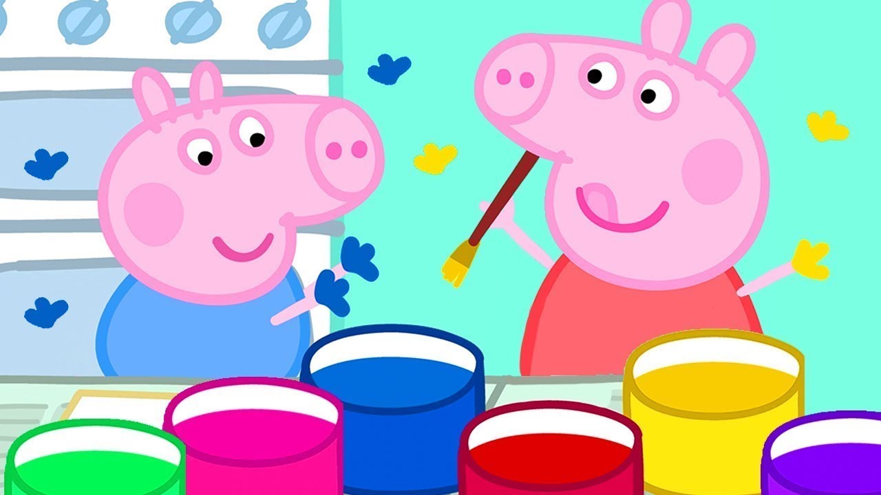 Malen mit Händen und Kartoffeln 🎨 Cartoons für Kinder | Peppa Wutz Neue Folgen