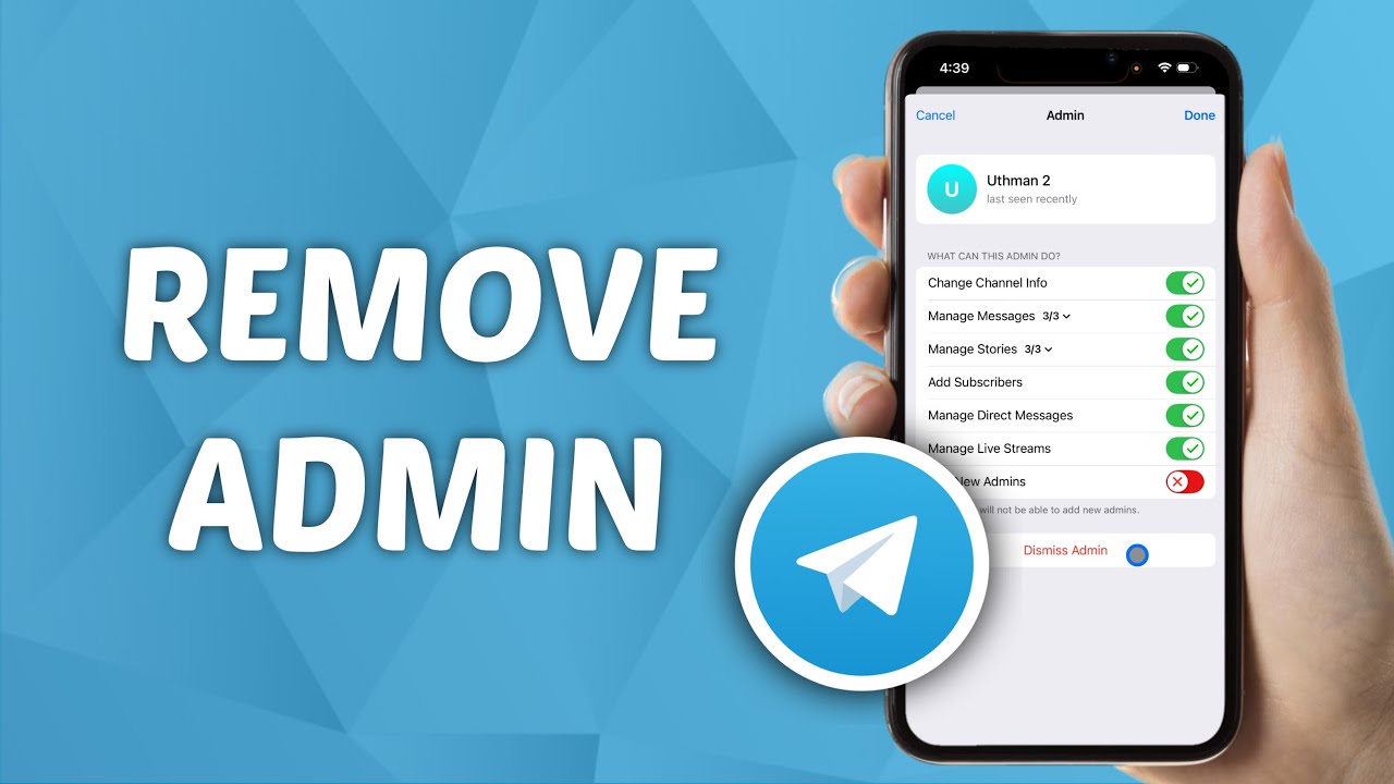 How to Remove Admin on Telegram