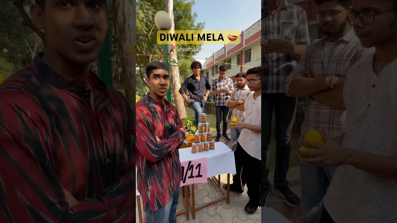 Diwali mela in shyam lal college| Delhi university #shortsviral #trendingshorts #explorepage #diwali