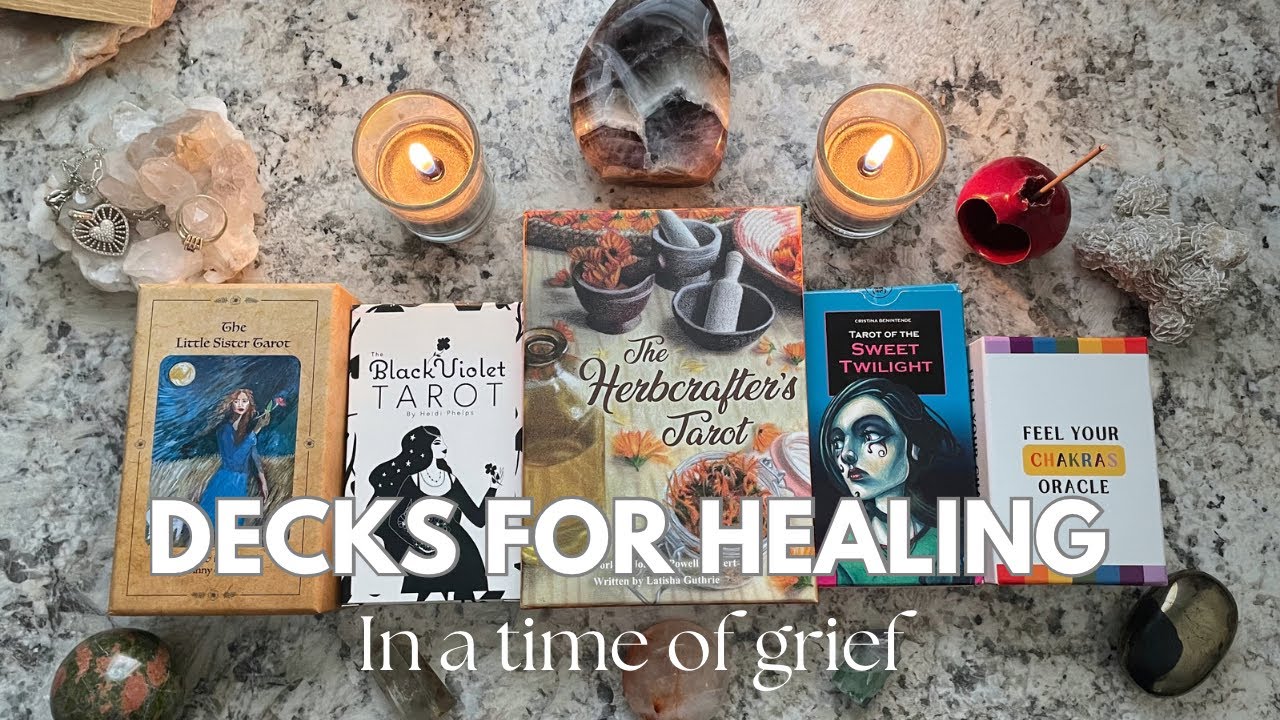 Decks for times of grief ❤️‍🩹 || Tarot decks I’m reaching for this month 🙏🏼