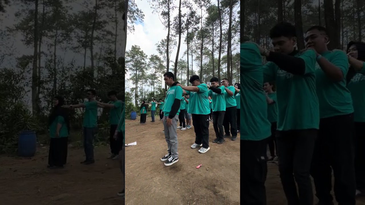 PERMAINAN OUTBOUND KOMPETISI & KEKOMPAKAN SERU BGT #shorts #outbound #teambuilding #fungames #games