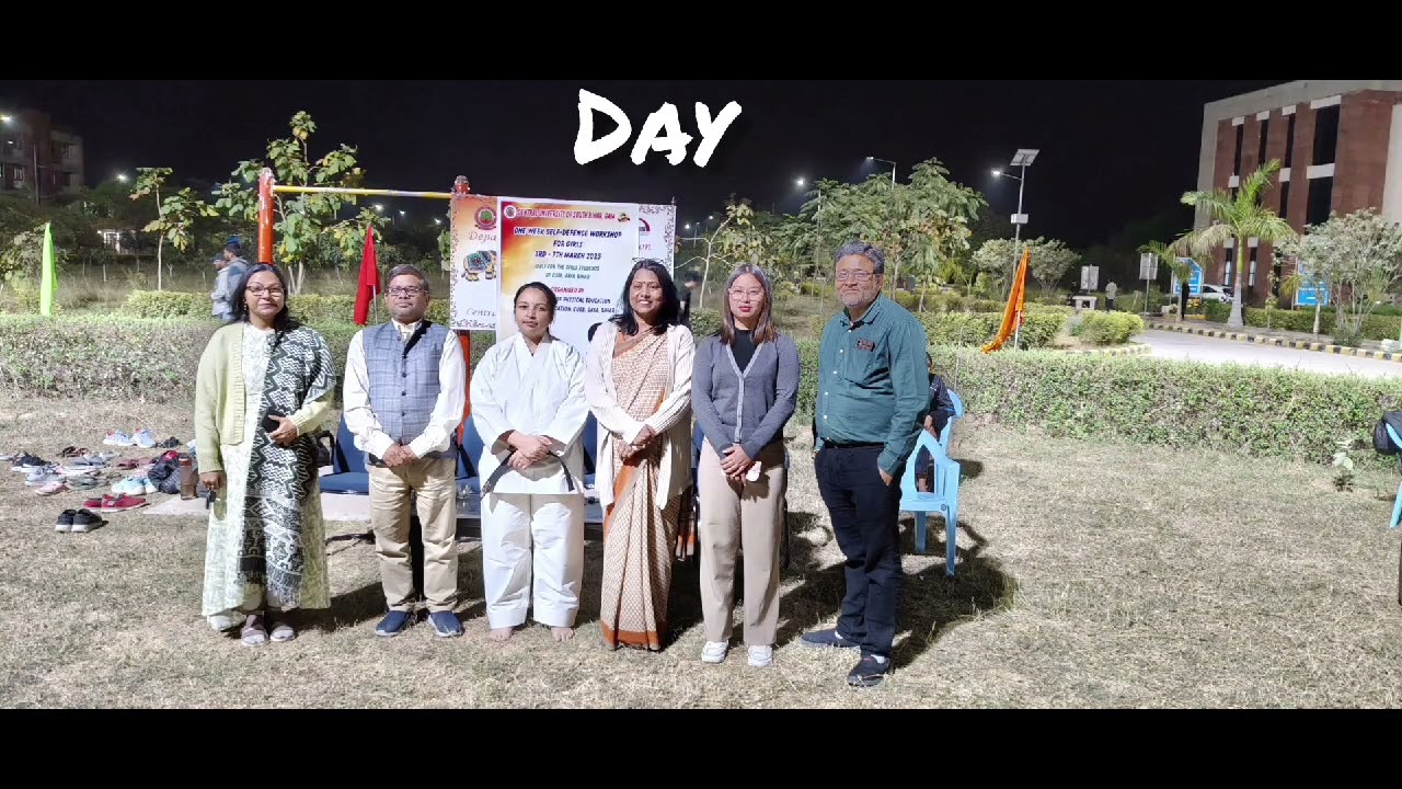 Self Defense Workshop at Central University of South Bihar
