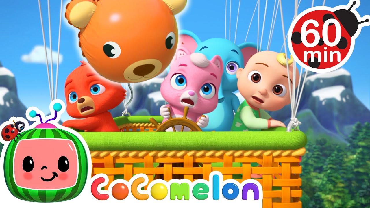 CATCH THAT BALLOON!! | 1 HOUR Cute Animal Videos | CoComleon Kids Songs & Nursery Rhymes