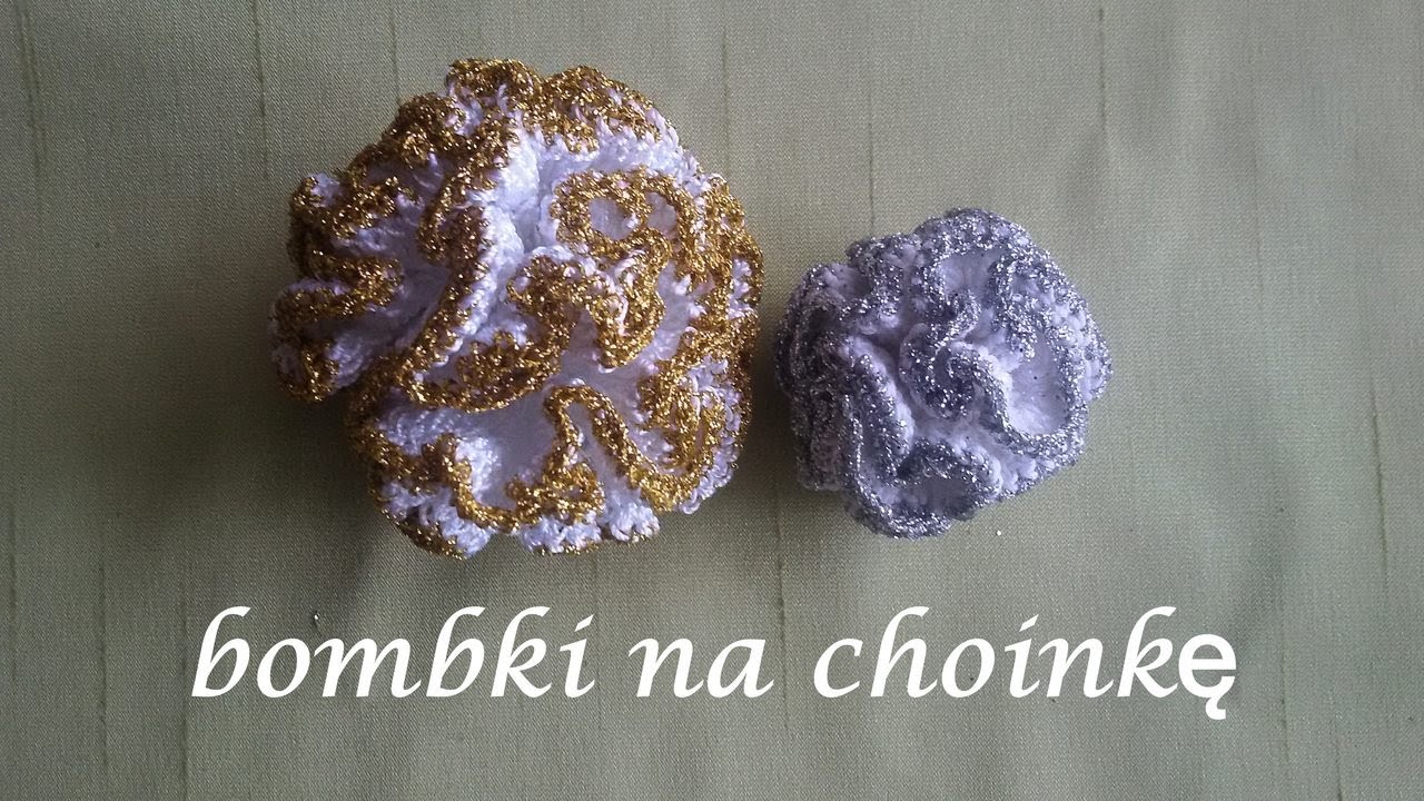 bombka na szydełku wzór 1