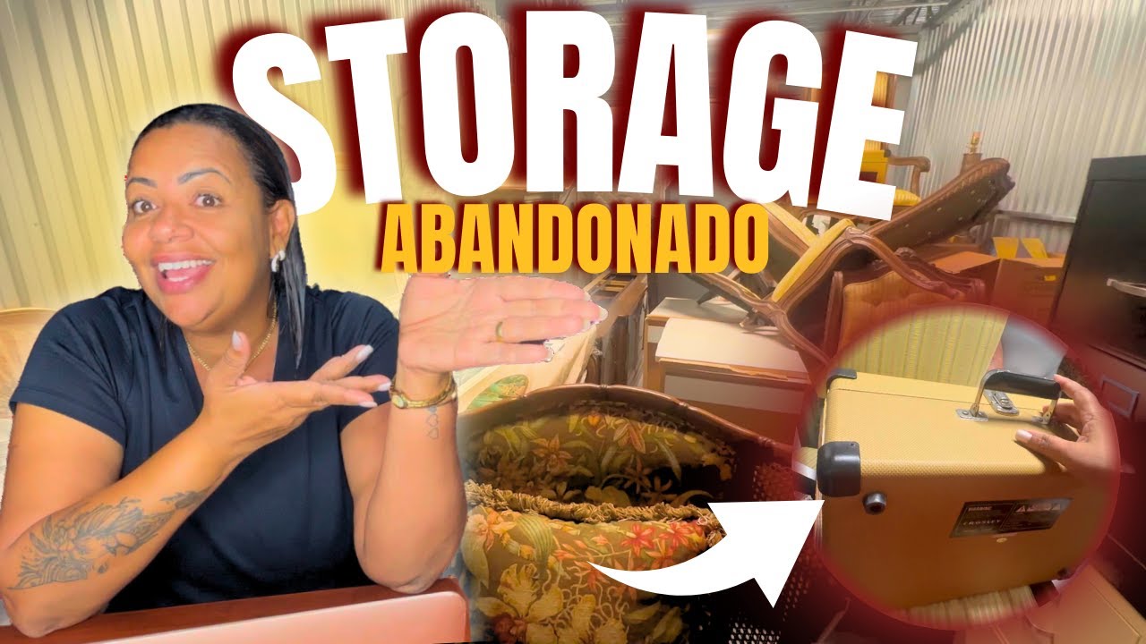 ARREMATEI O LEILÃO DO MELHOR STORAGE ABANDONADO | PELO VALOR  EU NAO ESPERAVA TANTO