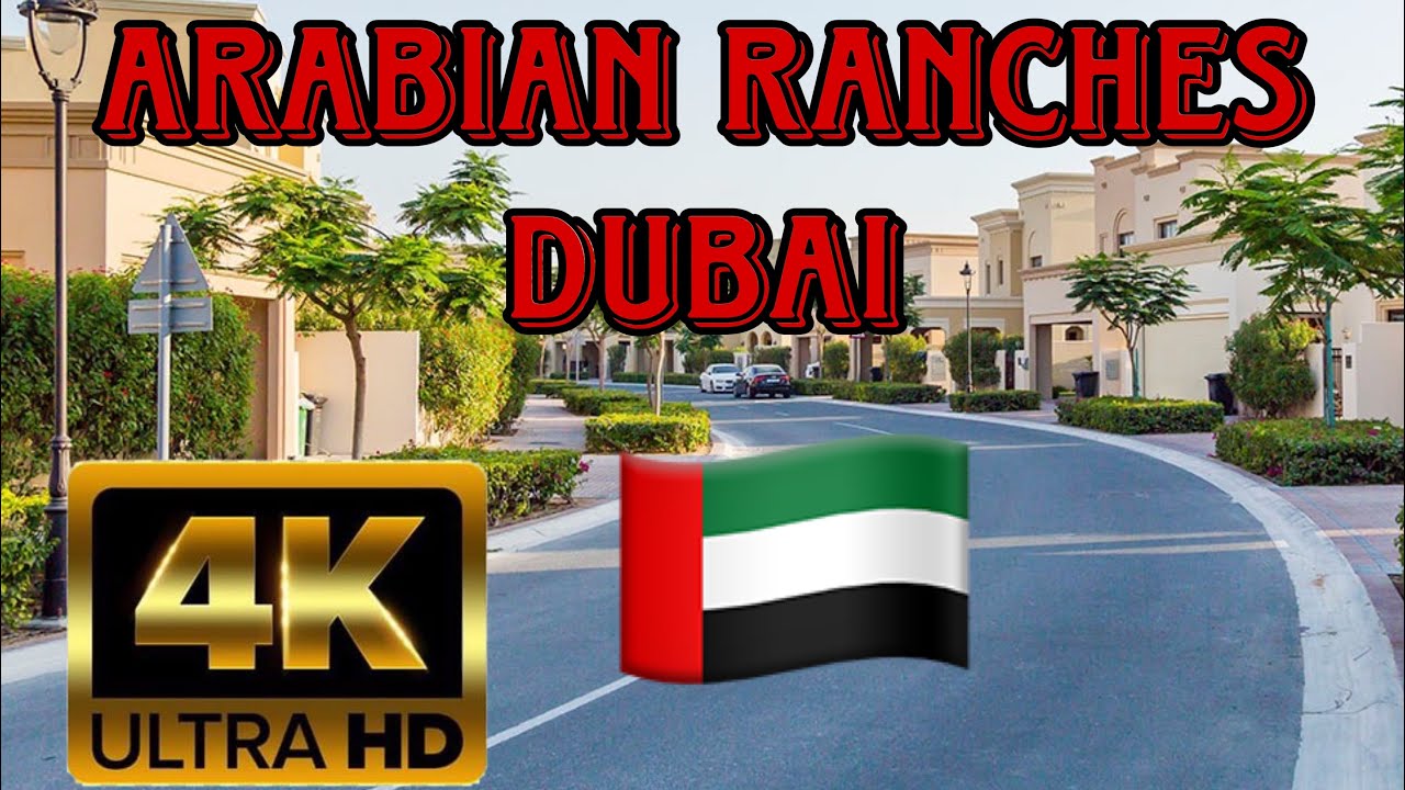Arabian Ranches || Dubai || 4K || UAE || Driving tour 🇦🇪 2024