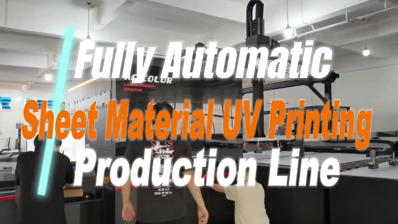 Fully Automatic Sheet Material UV Printing Production Line-AC COLOR